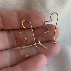 3 for $20 w Bundle: Abstract gold earrings